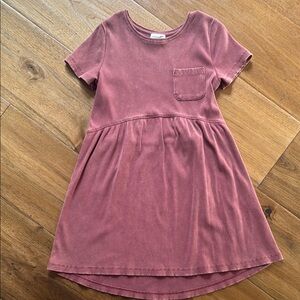 Kids Pink Dress with Pocket